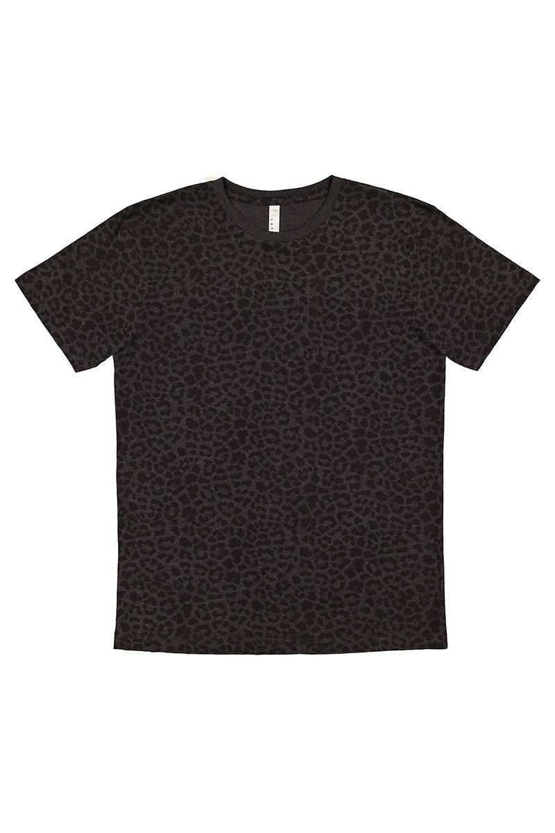 LAT Black Leopard Fine Jersey Tee | Wholesale Accessory Market