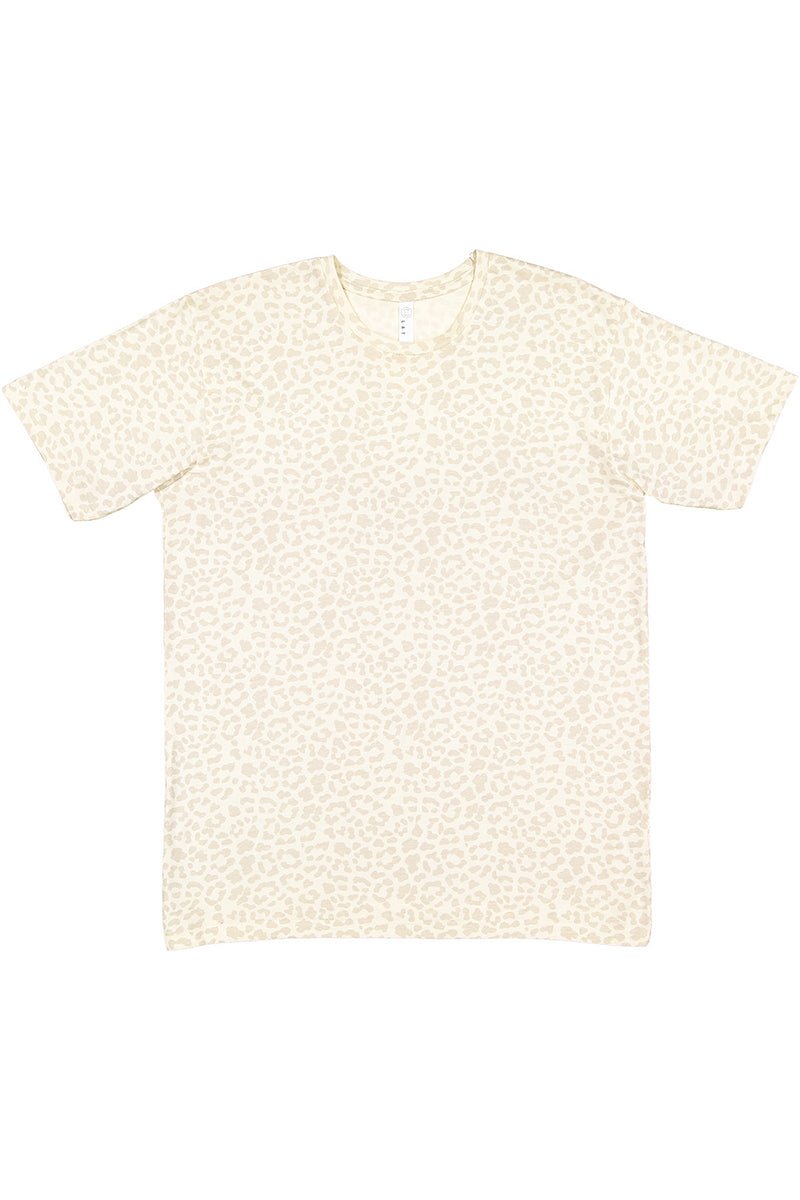 LAT Natural Leopard Fine Jersey Tee | Wholesale Accessory Market