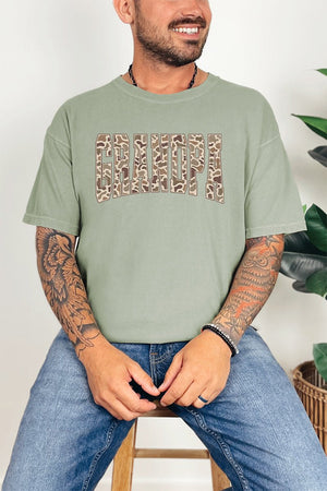 Personalized Father's Day Camo Edition Comfort Colors Adult Ring - Spun Cotton Tee - Wholesale Accessory Market
