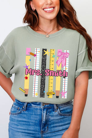 Personalized Teachers Rule Comfort Colors Adult Ring-Spun Cotton Tee - Wholesale Accessory Market