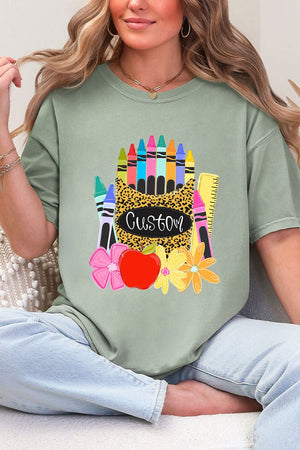 Personalized Teaching In Full Color Comfort Colors Adult Ring-Spun Cotton Tee *Enter Your Name - Wholesale Accessory Market