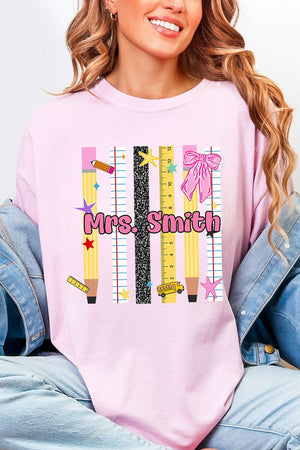 Personalized Teachers Rule Comfort Colors Adult Ring-Spun Cotton Tee - Wholesale Accessory Market