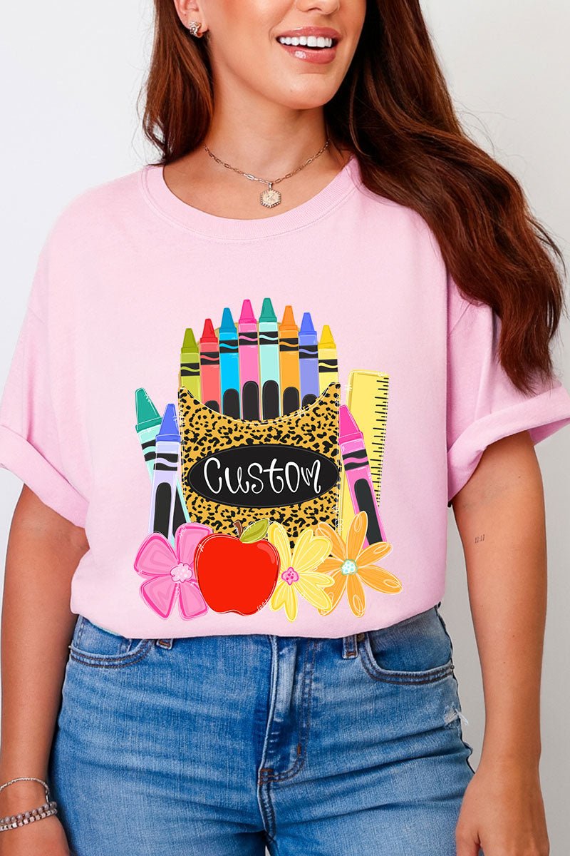 Personalized Teaching In Full Color Comfort Colors Adult Ring-Spun Cotton Tee *Enter Your Name - Wholesale Accessory Market