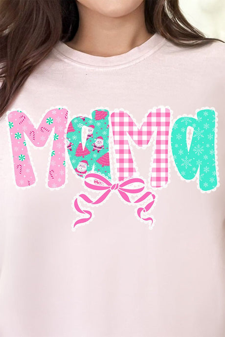 Pink And Preppy Christmas Custom Name Comfort Colors Adult Ring - Spun Cotton Tee *Personalize Your Name - Wholesale Accessory Market