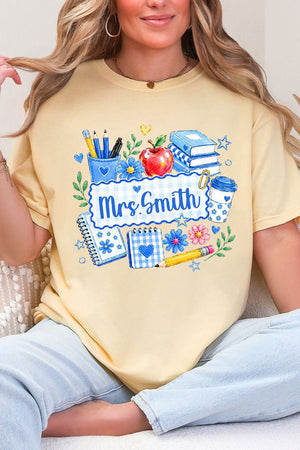Personalized Bluebell Homeroom Comfort Colors Adult Ring-Spun Cotton Tee - Wholesale Accessory Market