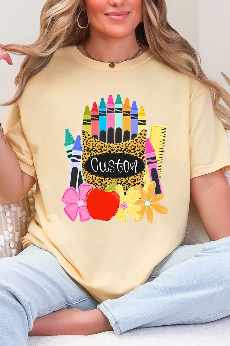 Personalized Teaching In Full Color Comfort Colors Adult Ring-Spun Cotton Tee *Enter Your Name - Wholesale Accessory Market