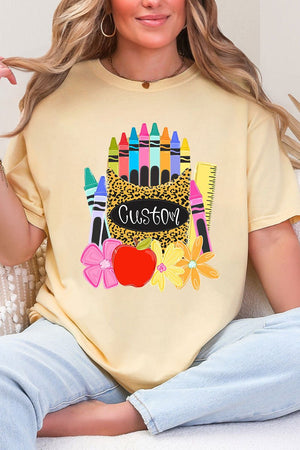 Personalized Teaching In Full Color Comfort Colors Adult Ring-Spun Cotton Tee *Enter Your Name - Wholesale Accessory Market