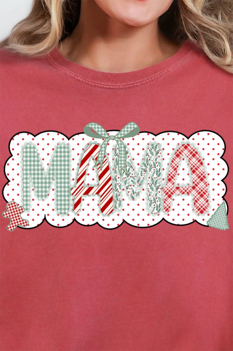 Green And Gingham Christmas Custom Name Comfort Colors Adult Ring - Spun Cotton Tee *Personalize Your Name - Wholesale Accessory Market