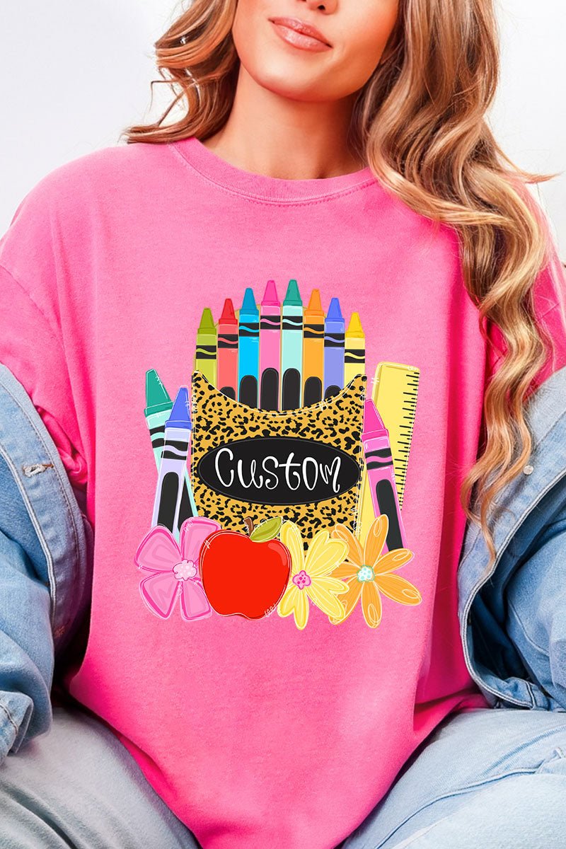 Personalized Teaching In Full Color Comfort Colors Adult Ring-Spun Cotton Tee *Enter Your Name - Wholesale Accessory Market
