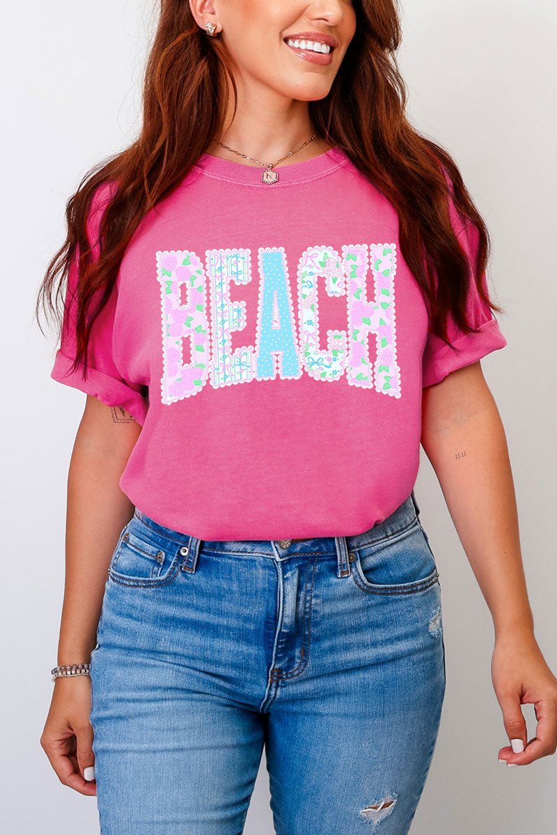 Seaside Lace Series Comfort Colors Adult Ring - Spun Cotton Tee - Wholesale Accessory Market