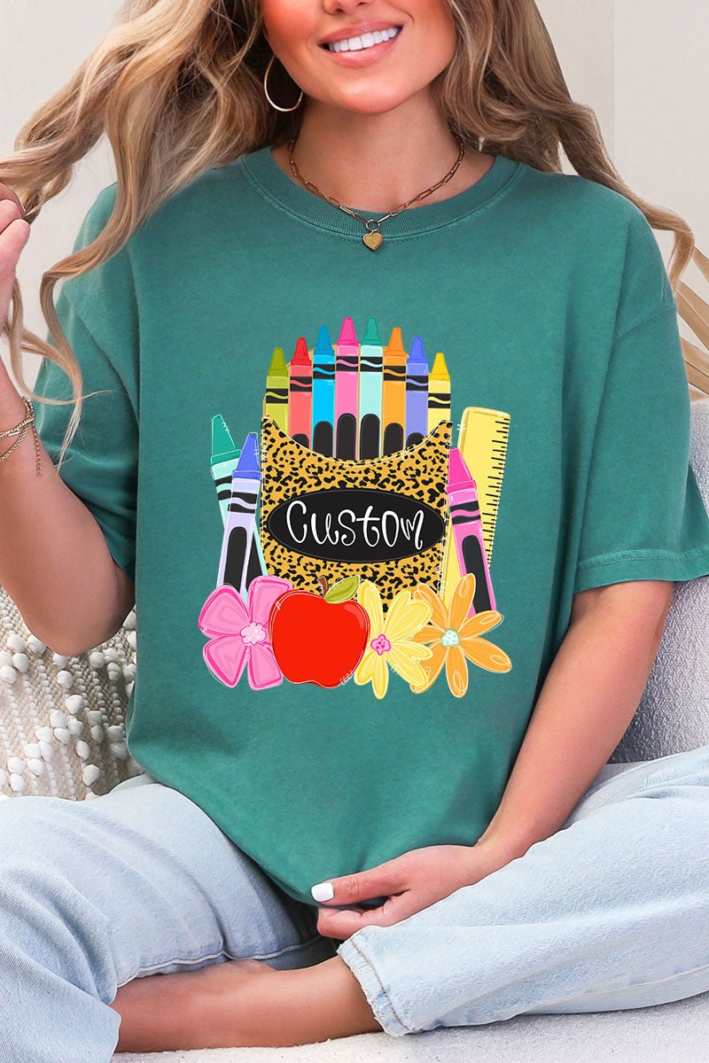 Personalized Teaching In Full Color Comfort Colors Adult Ring-Spun Cotton Tee *Enter Your Name - Wholesale Accessory Market