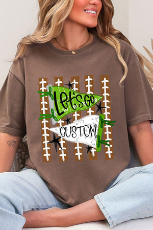 Personalized Touchdown Cheers Comfort Colors Adult Ring-Spun Cotton Tee *Enter Custom Text - Wholesale Accessory Market