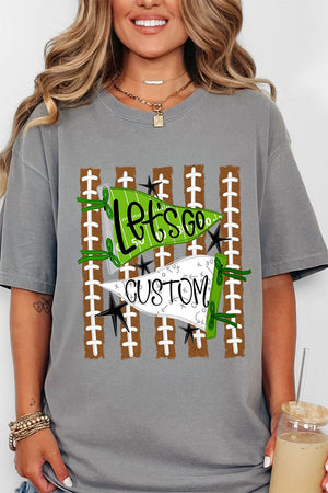Personalized Touchdown Cheers Comfort Colors Adult Ring-Spun Cotton Tee *Enter Custom Text - Wholesale Accessory Market
