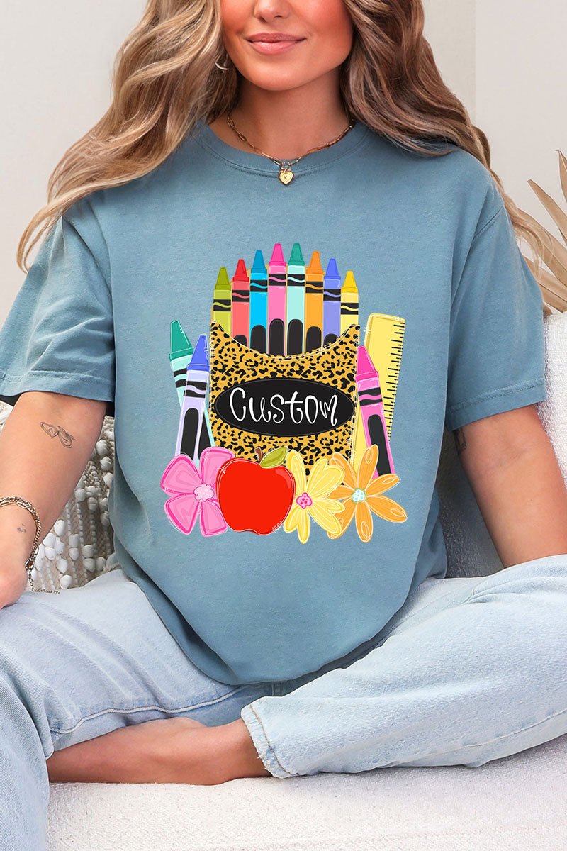 Personalized Teaching In Full Color Comfort Colors Adult Ring-Spun Cotton Tee *Enter Your Name - Wholesale Accessory Market