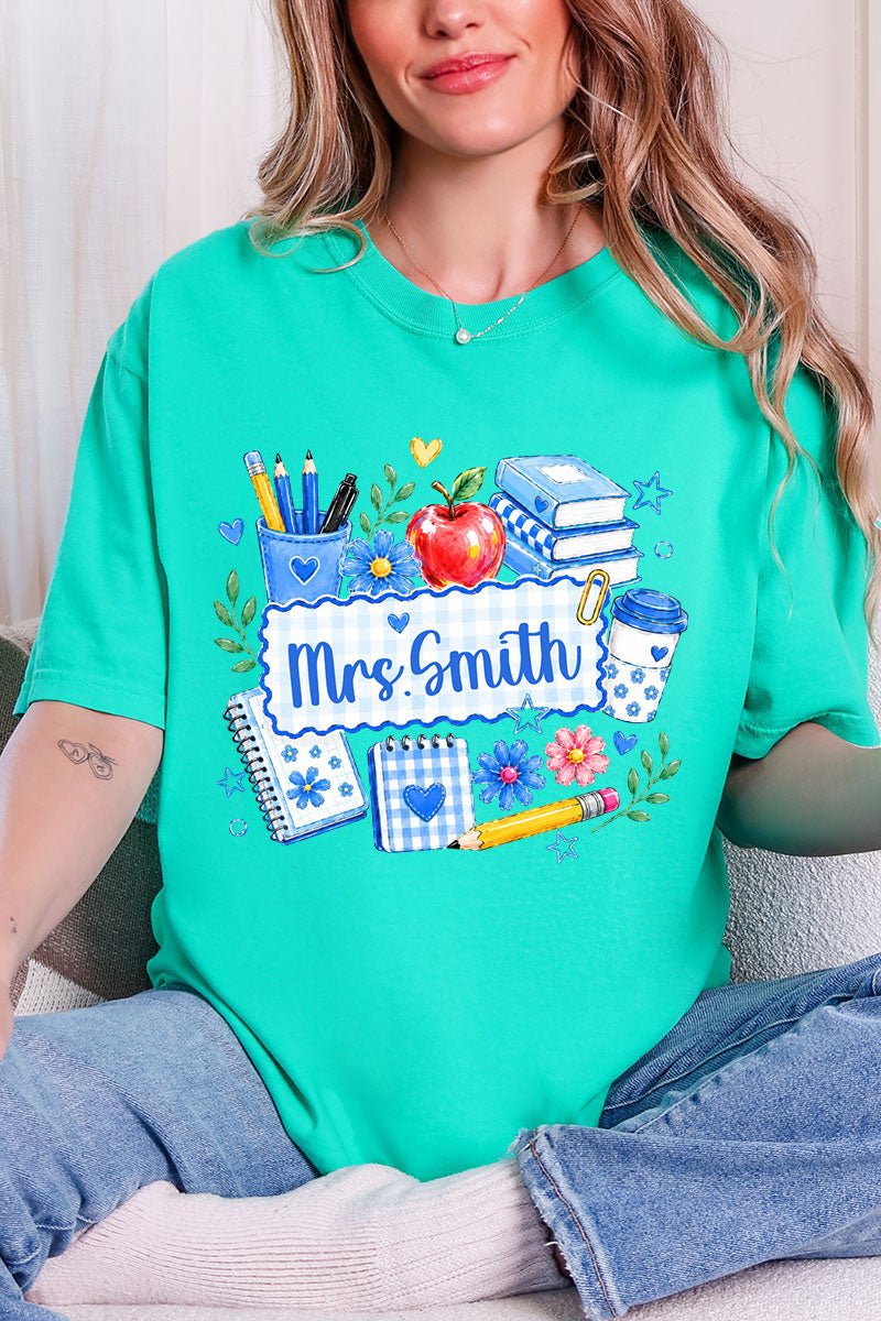 Personalized Bluebell Homeroom Comfort Colors Adult Ring-Spun Cotton Tee - Wholesale Accessory Market