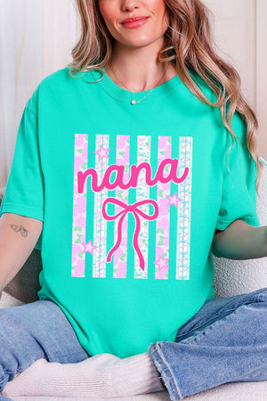 Personalized Bow - tiful Garden Comfort Colors Adult Ring - Spun Cotton Tee *Choose Your Name - Wholesale Accessory Market