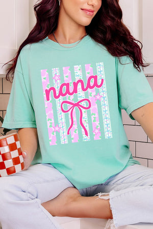 Personalized Bow - tiful Garden Comfort Colors Adult Ring - Spun Cotton Tee *Choose Your Name - Wholesale Accessory Market
