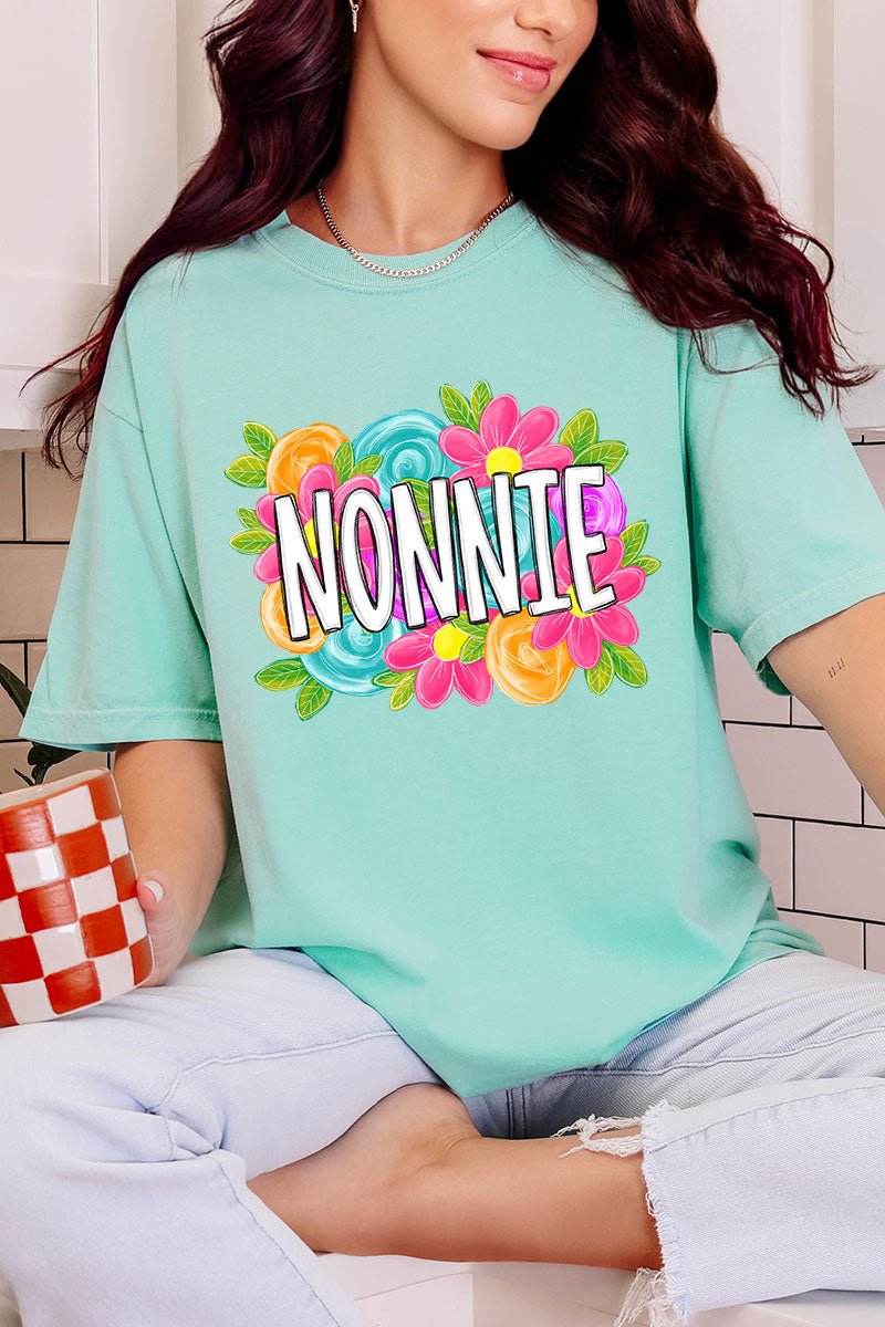 Personalized Mother's Day Bloom Comfort Colors Adult Ring - Spun Cotton Tee *Choose Your Name - Wholesale Accessory Market