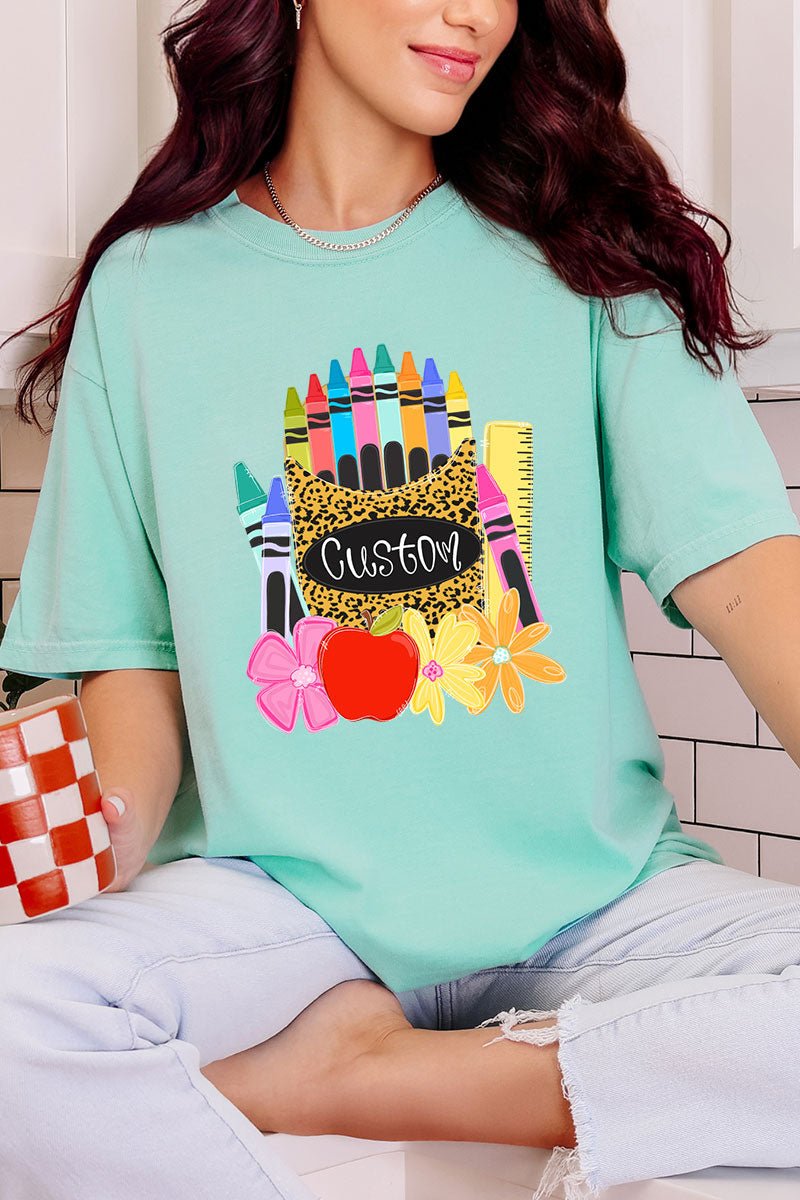 Personalized Teaching In Full Color Comfort Colors Adult Ring-Spun Cotton Tee *Enter Your Name - Wholesale Accessory Market