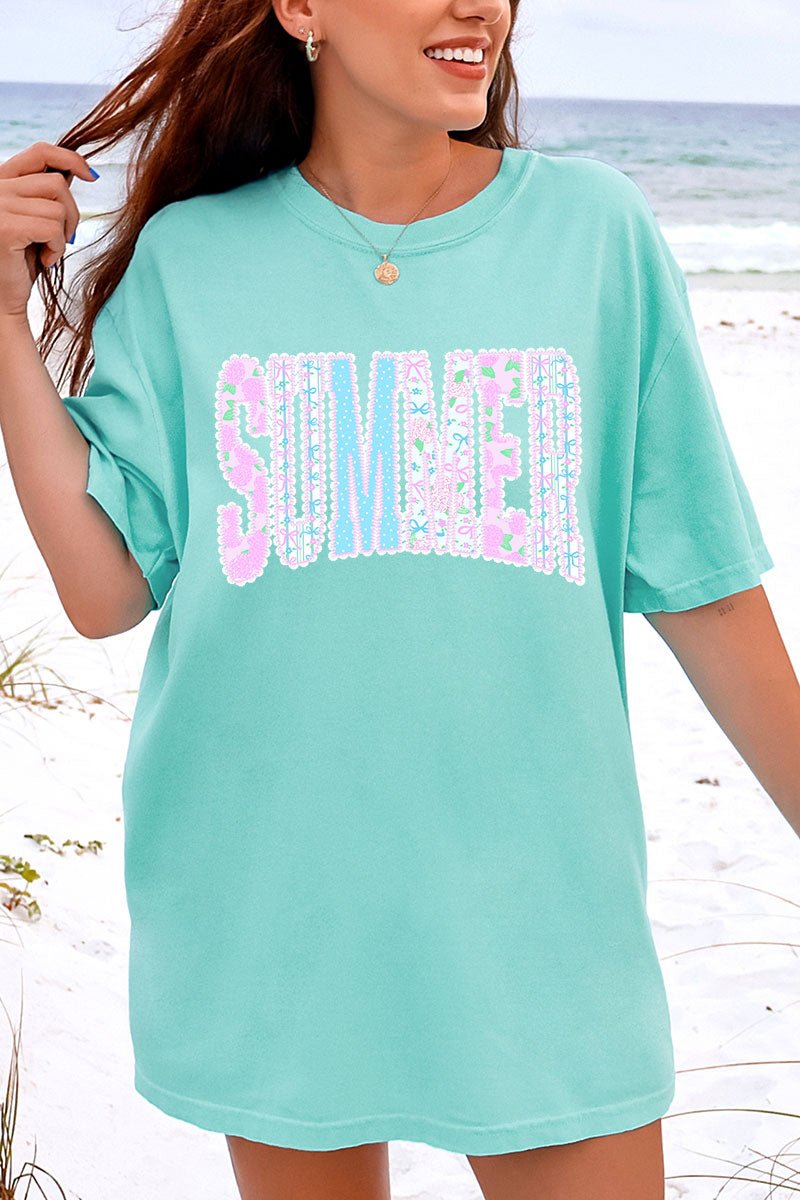 Seaside Lace Series Comfort Colors Adult Ring - Spun Cotton Tee - Wholesale Accessory Market