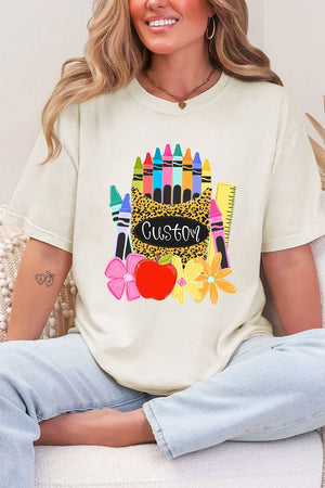 Personalized Teaching In Full Color Comfort Colors Adult Ring-Spun Cotton Tee *Enter Your Name - Wholesale Accessory Market