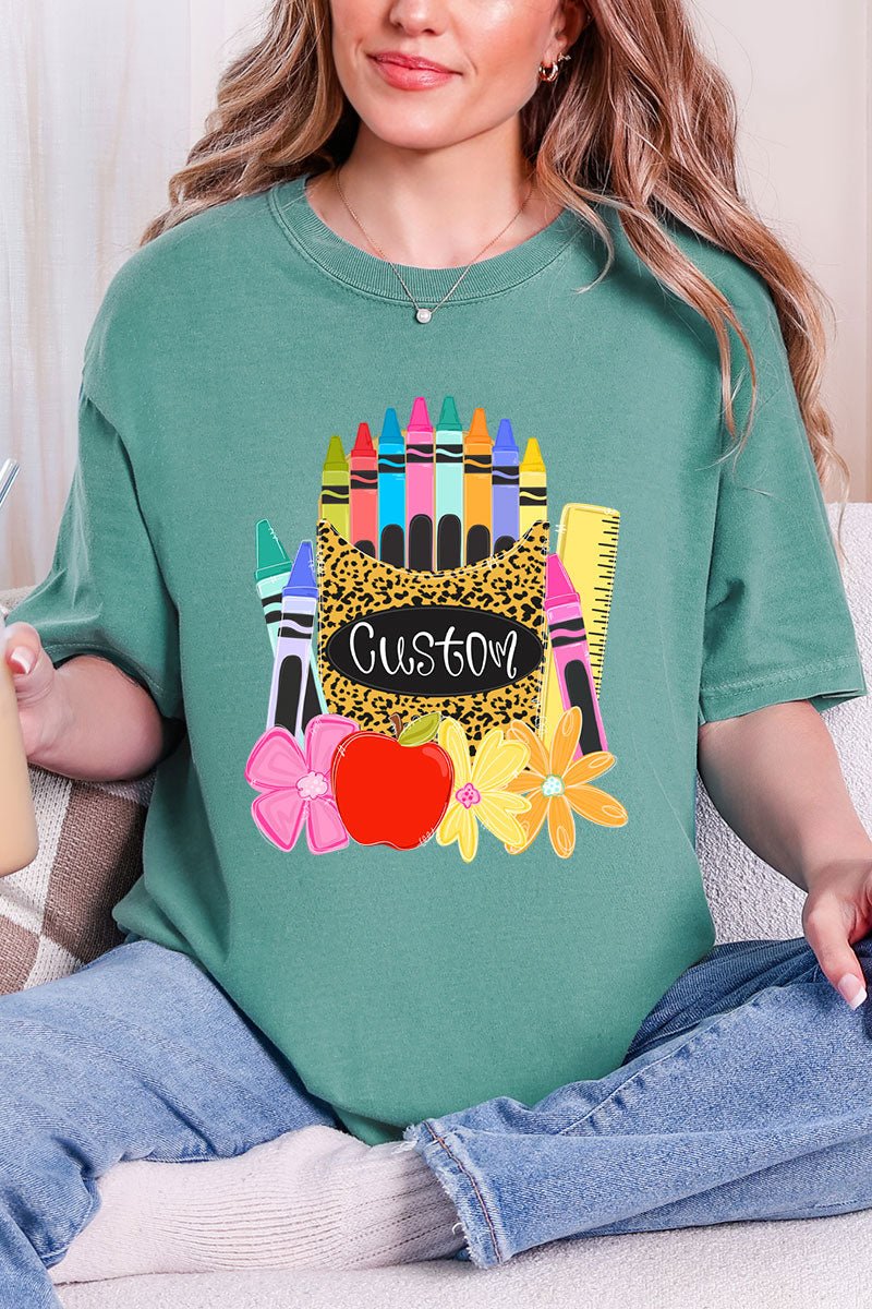 Personalized Teaching In Full Color Comfort Colors Adult Ring-Spun Cotton Tee *Enter Your Name - Wholesale Accessory Market