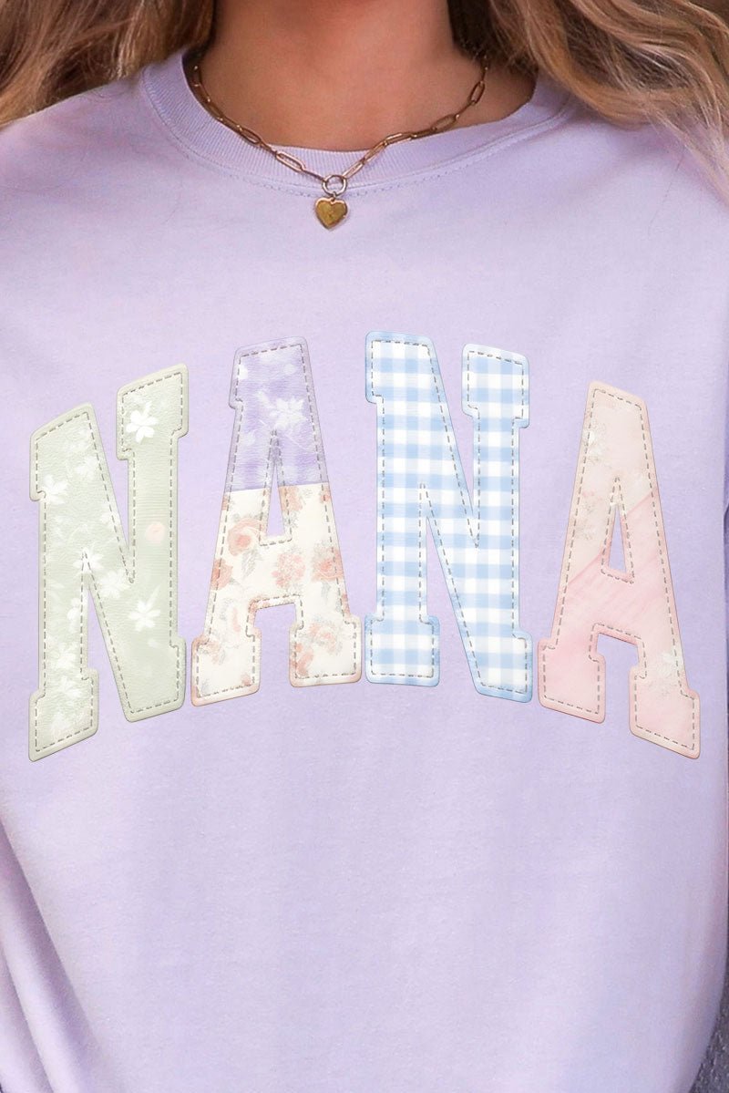 Personalized Soft Stitch Mom Name Comfort Colors Adult Ring - Spun Cotton Tee *Choose Your Name - Wholesale Accessory Market