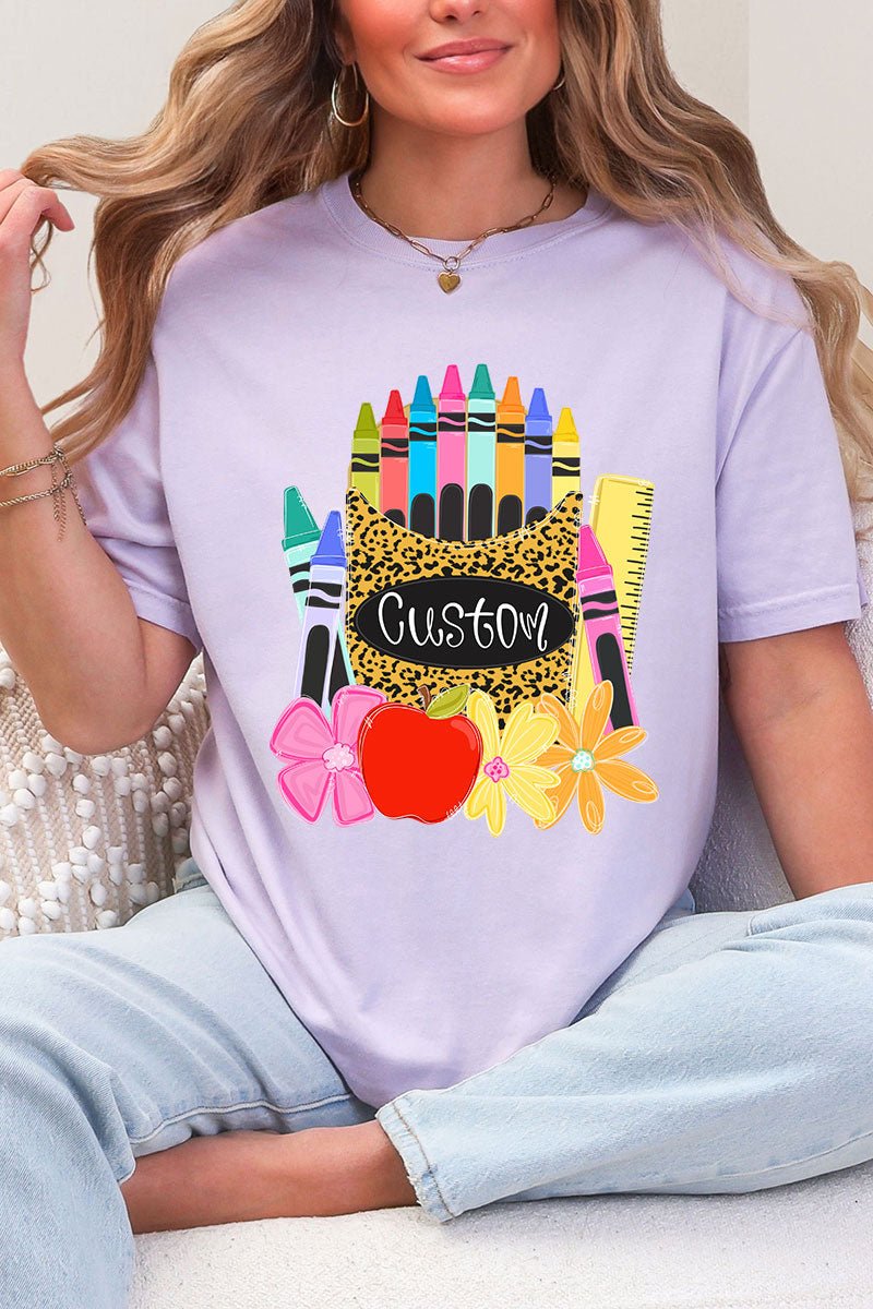 Personalized Teaching In Full Color Comfort Colors Adult Ring-Spun Cotton Tee *Enter Your Name - Wholesale Accessory Market