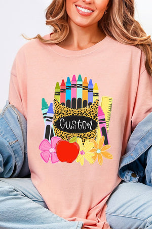 Personalized Teaching In Full Color Comfort Colors Adult Ring-Spun Cotton Tee *Enter Your Name - Wholesale Accessory Market