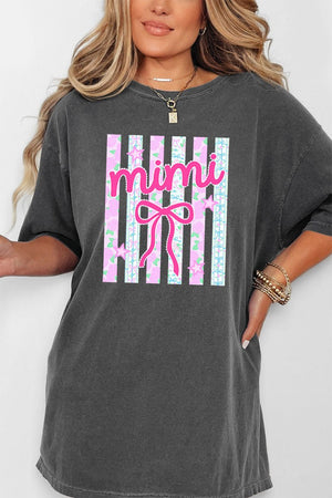 Personalized Bow - tiful Garden Comfort Colors Adult Ring - Spun Cotton Tee *Choose Your Name - Wholesale Accessory Market