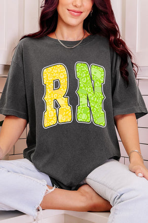 Personalized Neon Care Crew Comfort Colors Adult Ring - Spun Cotton Tee *Choose Title - Wholesale Accessory Market