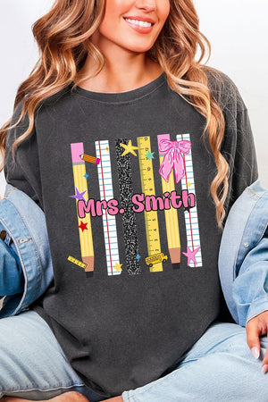 Personalized Teachers Rule Comfort Colors Adult Ring-Spun Cotton Tee - Wholesale Accessory Market