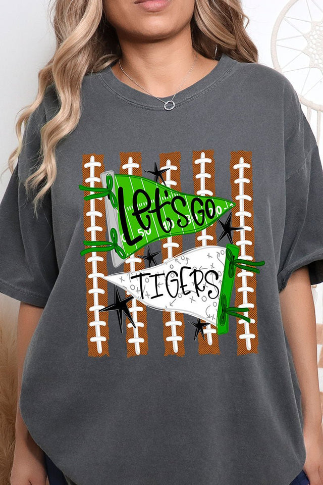 Personalized Touchdown Cheers Comfort Colors Adult Ring-Spun Cotton Tee *Enter Custom Text - Wholesale Accessory Market