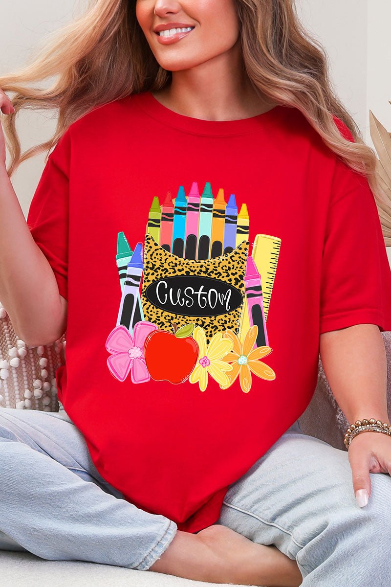 Personalized Teaching In Full Color Comfort Colors Adult Ring-Spun Cotton Tee *Enter Your Name - Wholesale Accessory Market