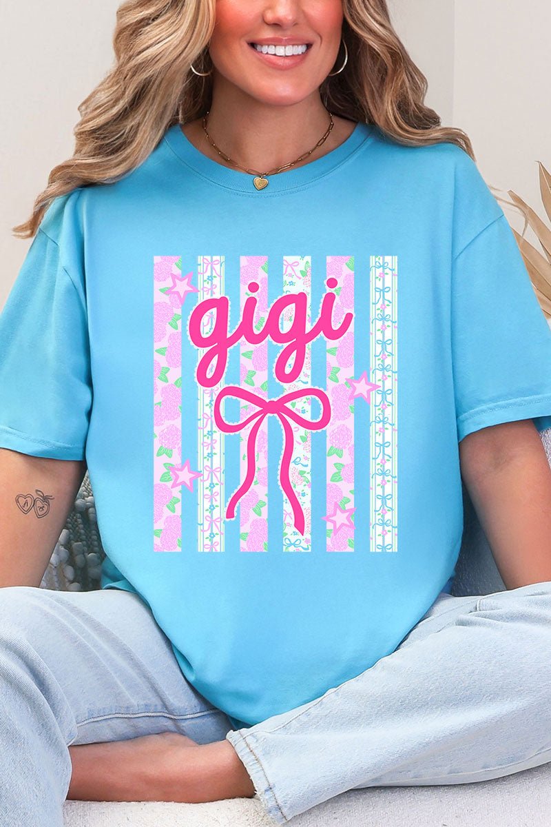 Personalized Bow - tiful Garden Comfort Colors Adult Ring - Spun Cotton Tee *Choose Your Name - Wholesale Accessory Market