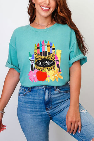 Personalized Teaching In Full Color Comfort Colors Adult Ring-Spun Cotton Tee *Enter Your Name - Wholesale Accessory Market