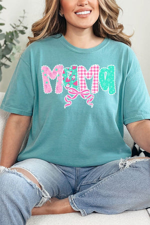 Pink And Preppy Christmas Custom Name Comfort Colors Adult Ring - Spun Cotton Tee *Personalize Your Name - Wholesale Accessory Market
