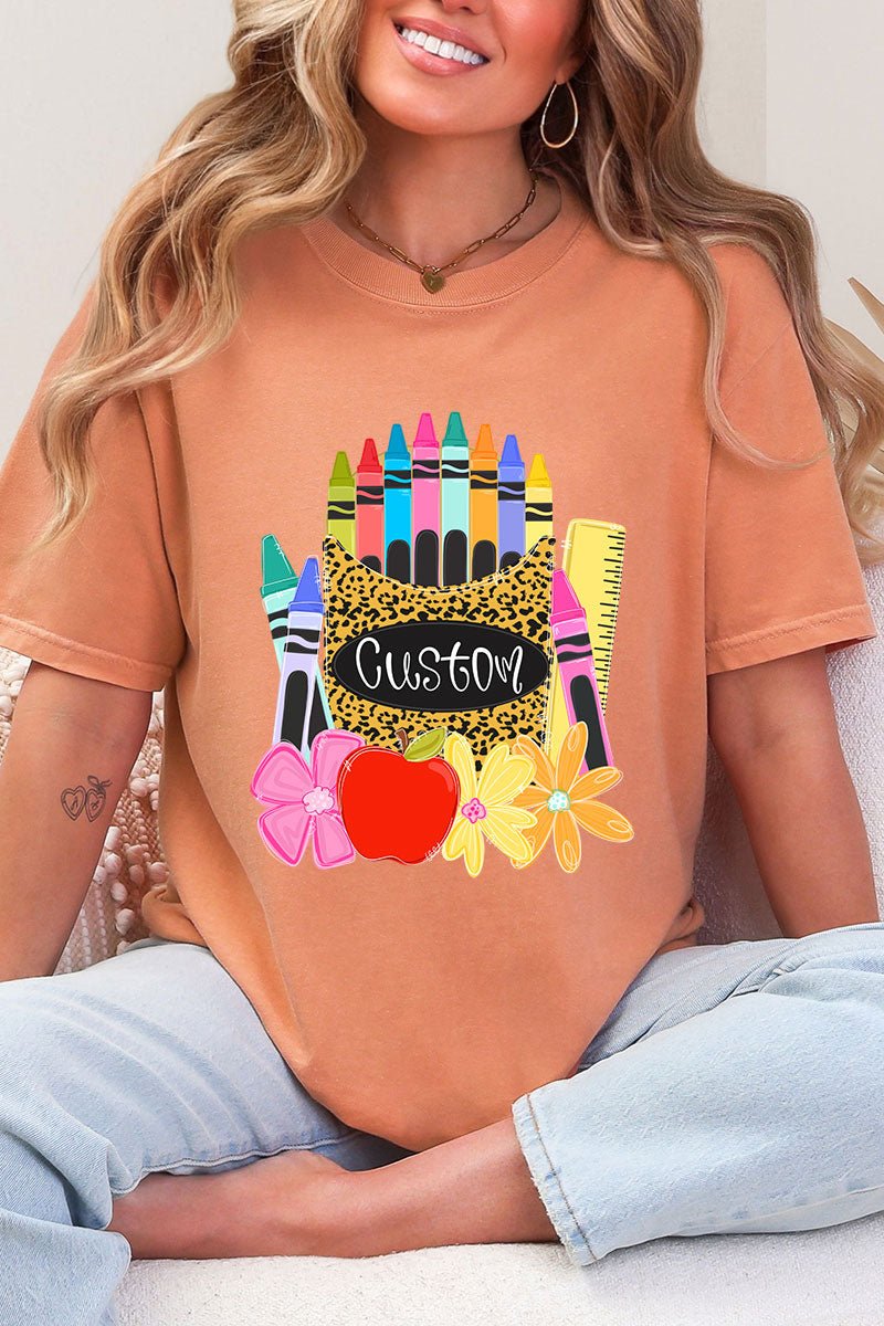 Personalized Teaching In Full Color Comfort Colors Adult Ring-Spun Cotton Tee *Enter Your Name - Wholesale Accessory Market