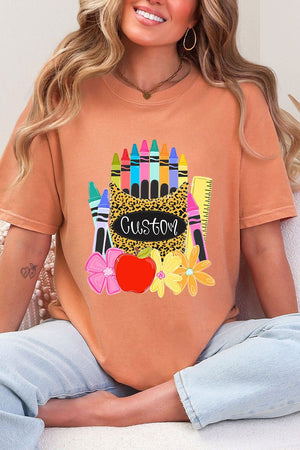 Personalized Teaching In Full Color Comfort Colors Adult Ring-Spun Cotton Tee *Enter Your Name - Wholesale Accessory Market