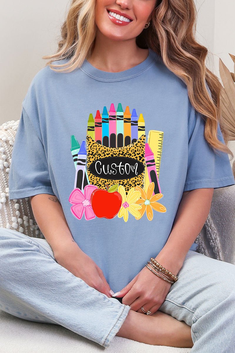Personalized Teaching In Full Color Comfort Colors Adult Ring-Spun Cotton Tee *Enter Your Name - Wholesale Accessory Market
