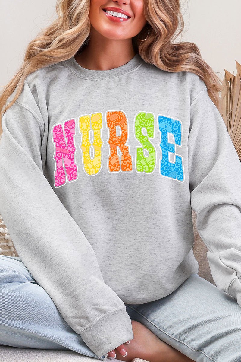 Personalized Neon Care Crew Heavy Blend Crew Sweatshirt *Choose Title - Wholesale Accessory Market