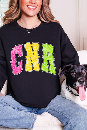 Personalized Neon Care Crew Heavy Blend Crew Sweatshirt *Choose Title - Wholesale Accessory Market