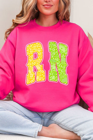 Personalized Neon Care Crew Heavy Blend Crew Sweatshirt *Choose Title - Wholesale Accessory Market