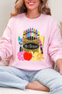 Personalized Teaching In Full Color Heavy Blend Crew Sweatshirt *Enter Your Name - Wholesale Accessory Market