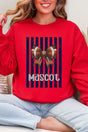 Personalized Navy Varsity Bow Heavy Blend Crew Sweatshirt - Wholesale Accessory Market