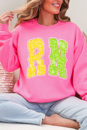 Personalized Neon Care Crew Heavy Blend Crew Sweatshirt *Choose Title - Wholesale Accessory Market