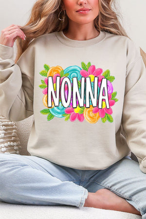Personalized Mother's Day Bloom Heavy Blend Crew Sweatshirt *Choose Your Name - Wholesale Accessory Market
