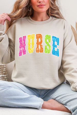Personalized Neon Care Crew Heavy Blend Crew Sweatshirt *Choose Title - Wholesale Accessory Market