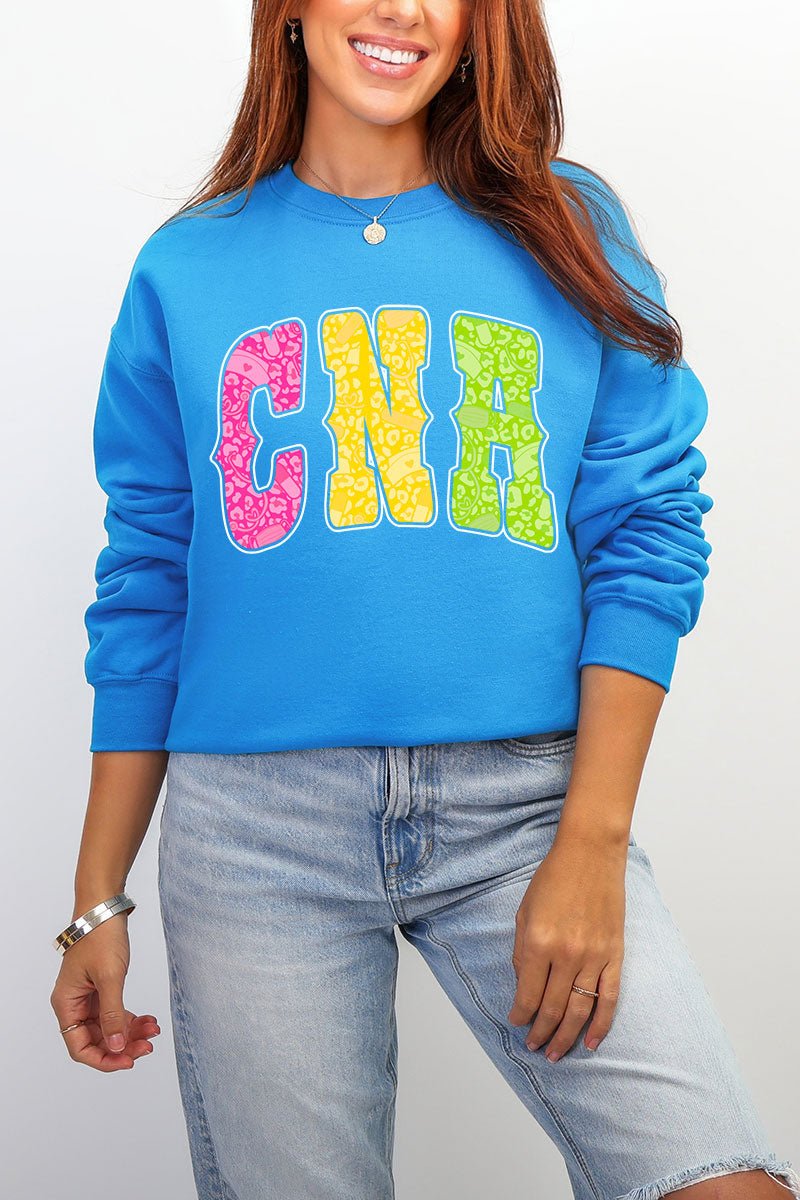 Personalized Neon Care Crew Heavy Blend Crew Sweatshirt *Choose Title - Wholesale Accessory Market