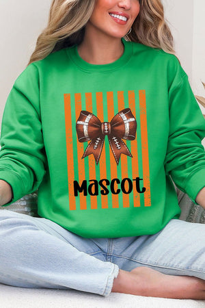 Personalized Orange Varsity Bow Heavy Blend Crew Sweatshirt - Wholesale Accessory Market